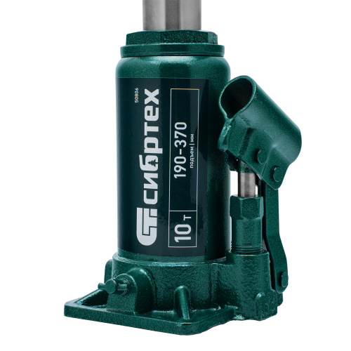 Домкрат гидравлический бутылочный, 10 т, 190-370 мм Сибртех по ценам производителя в Краснодаре с доставкой по всей России