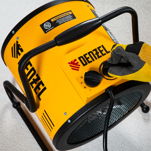 Тепловая пушка SFH-9000, 400 В, 850 м3/ч, вентилятор 3 режима, 6000/9000 Вт Denzel по ценам производителя в Краснодаре с доставкой по всей России