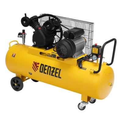 Компрессор воздушный BCV2300/100, ременный привод, 2.3 кВт, 100 литров, 440 л/мин Denzel по ценам производителя в Краснодаре с доставкой по всей России