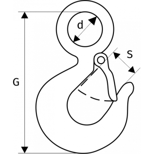 Крюк 320 А с защелкой 15 т по ценам производителя в Краснодаре с доставкой по всей России