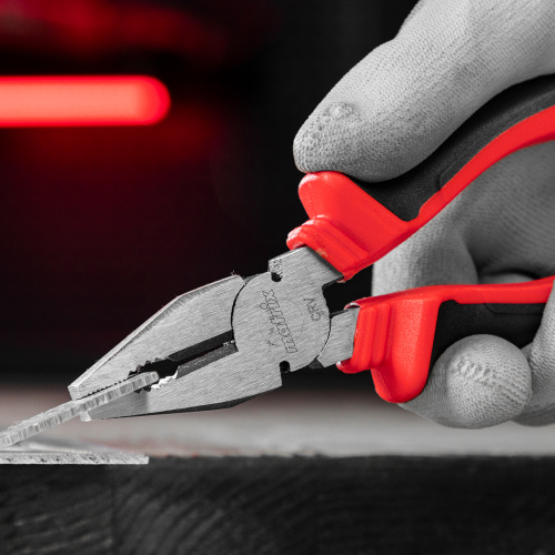 Плоскогубцы комбинированные, 160 мм, хром-ванадий, двухкомпонентные рукоятки Matrix по ценам производителя в Краснодаре с доставкой по всей России