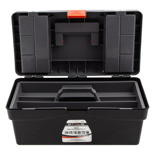 Ящик для инструмента 17", 420 х 220 х 180 мм, пластик Stels по ценам производителя в Краснодаре с доставкой по всей России