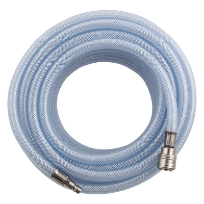 Шланг пневматический ПВХ, 10 x 16 мм, 18 бар, армированный, прозрачный, быстросъемное соединение, 15 м Stels по ценам производителя в Краснодаре с доставкой по всей России