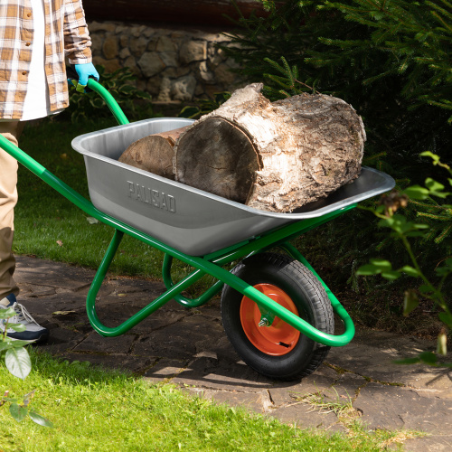 Тачка садово-строительная, усиленная, грузоподъемность 200 кг, объем 90 л Palisad по ценам производителя в Краснодаре с доставкой по всей России