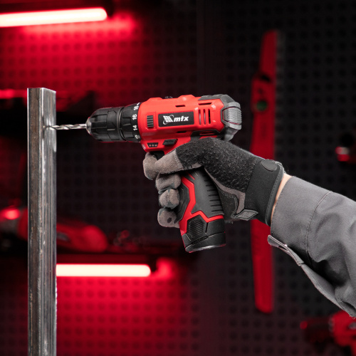 Дрель-шуруповерт аккумуляторная MCDL-12-02P, Li-Ion, 12 В, 2 акк. MTX по ценам производителя в Краснодаре с доставкой по всей России