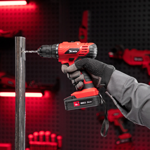 Дрель-шуруповерт аккумуляторная MCDL-18-02, Li-Ion, 18 В, 2 акк. MTX по ценам производителя в Краснодаре с доставкой по всей России