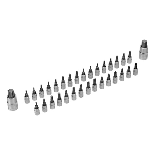 Набор инструментов, 1/2", 1/4", CrV, S2, пластиковый кейс, 194 предмета Denzel по ценам производителя в Краснодаре с доставкой по всей России