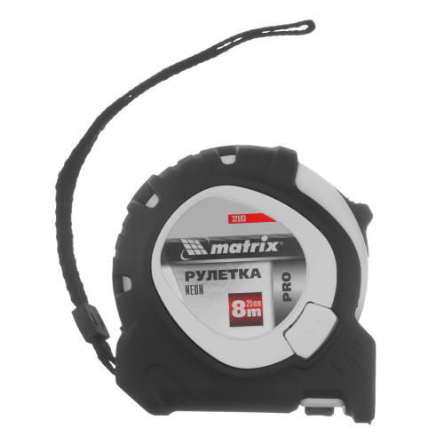 Рулетка Neon,8 м x 25 мм,обрезиненный корпус,3 фиксации,Pro Matrix по ценам производителя в Краснодаре с доставкой по всей России