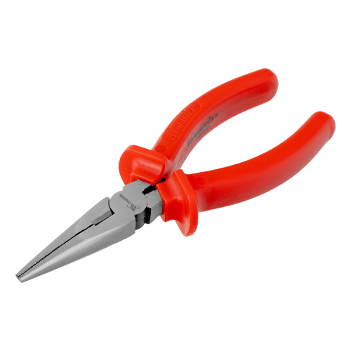 Длинногубцы прямые Econom, 160 мм, шлифованные, пластмассовые рукоятки Matrix по ценам производителя в Краснодаре с доставкой по всей России