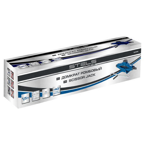 Ромбовый домкрат, 1.5 т, 110-360 мм Stels по ценам производителя в Краснодаре с доставкой по всей России
