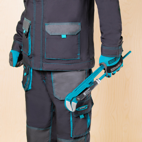 Ключ трубный рычажный 1.5, №2, цельнокованый, CrV, тип "S" Gross по ценам производителя в Краснодаре с доставкой по всей России