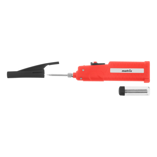 Паяльник беспроводной 4.5 В, 8 Вт, 350°С, припой 10 г, работа от элементов питания 3хАА Matrix по ценам производителя в Краснодаре с доставкой по всей России