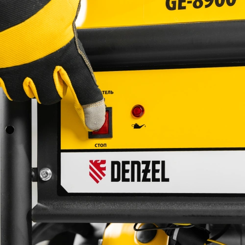 Генератор бензиновый GE 8900, 8.5 кВт, 220 В/50 Гц, 25 л, ручной старт Denzel по ценам производителя в Краснодаре с доставкой по всей России