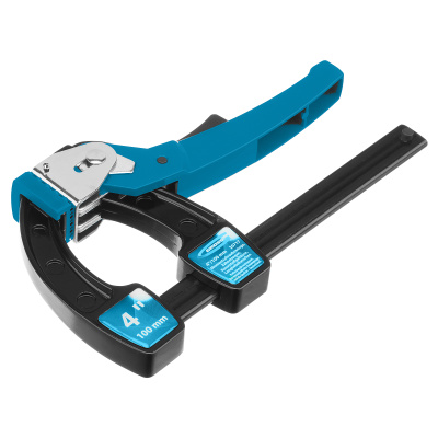 Струбцина реечная быстрозажимная 4, металлический корпус, рычажный храповой механизм, 100 мм Gross по ценам производителя в Краснодаре с доставкой по всей России