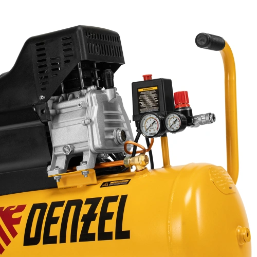 Компрессор воздушный, прямой привод DC1500/50, 1.5 кВт, 50 литров, 220 л/мин Denzel по ценам производителя в Краснодаре с доставкой по всей России