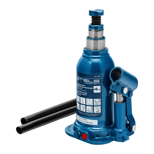 Домкрат гидравлический бутылочный телескопический, 4 т, подъем 170-420 мм Stels по ценам производителя в Краснодаре с доставкой по всей России