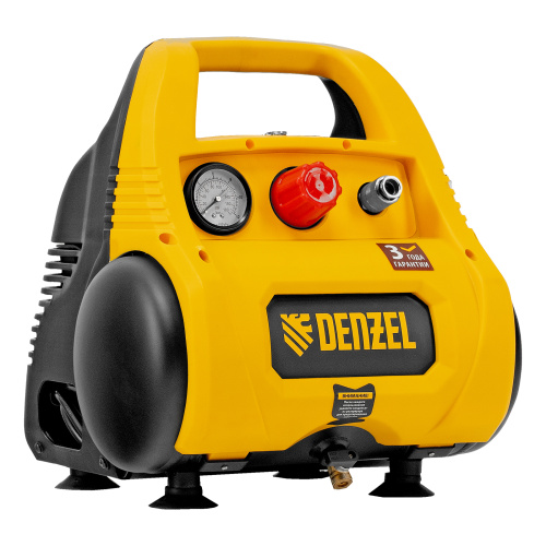 Компрессор воздушный безмасляный РС 1/6-180,1, 1 кВт, 180 л/мин, 6 л Denzel по ценам производителя в Краснодаре с доставкой по всей России