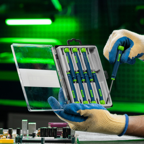 Набор отверток для точных работ универсальный, 8 шт, Crv Сибртех по ценам производителя в Краснодаре с доставкой по всей России