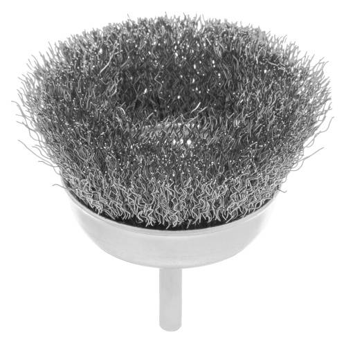 Щетка для дрели, 75 мм, "чашка" со шпилькой, витая проволока Сибртех по ценам производителя в Краснодаре с доставкой по всей России