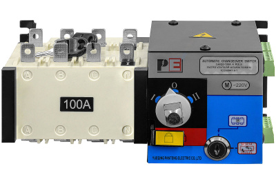 Реверсивный рубильник АВР (устройство автоматического ввода резерва) SHIQ5-100A 4P купить в Москве с доставкой по всей России | ProtosMarket.ru