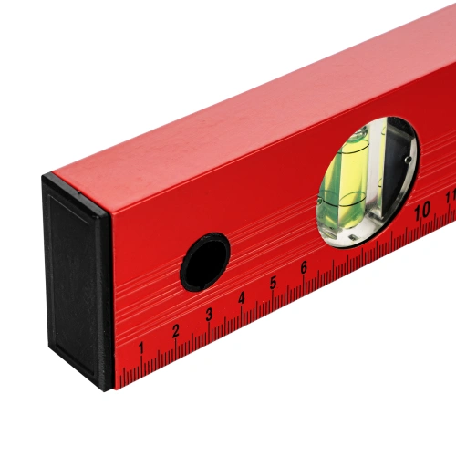 Уровень алюминиевый, 800 мм, 3 глазка, красный, линейка Matrix по ценам производителя в Краснодаре с доставкой по всей России