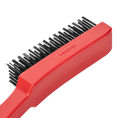 Щетка зачистная шестирядная, закаленная прямая проволока с пластиковой ручкой Matrix по ценам производителя в Краснодаре с доставкой по всей России