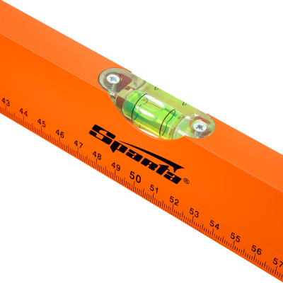 Уровень алюминиевый, 1000 мм, 3 глазка, желтый, линейка Sparta по ценам производителя в Краснодаре с доставкой по всей России