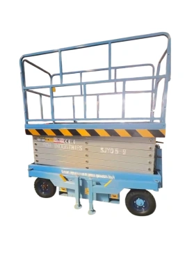 Подъемник ножничный самоходный 500 кг 12/14 м TOR SJY-0,5-12DC аккумуляторный