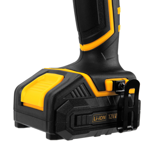 Дрель-шуруповерт аккумуляторная CDL-12-02BM, Li-Ion, 12 В, 2 акк. Denzel по ценам производителя в Краснодаре с доставкой по всей России