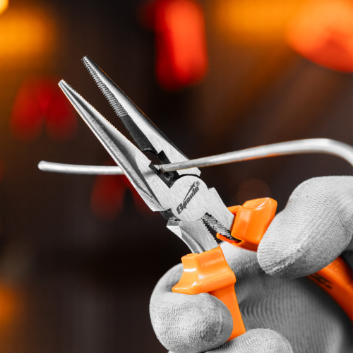 Длинногубцы прямые Classic, 160 мм, шлифованные, пластмассовые рукоятки Sparta по ценам производителя в Краснодаре с доставкой по всей России