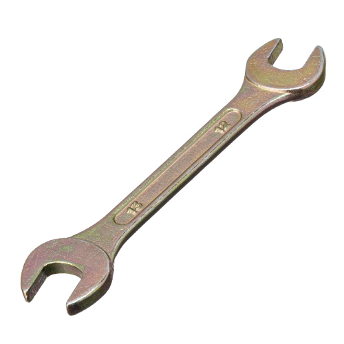 Ключ рожковый, 12 х 13 мм, желтый цинк Сибртех по ценам производителя в Краснодаре с доставкой по всей России