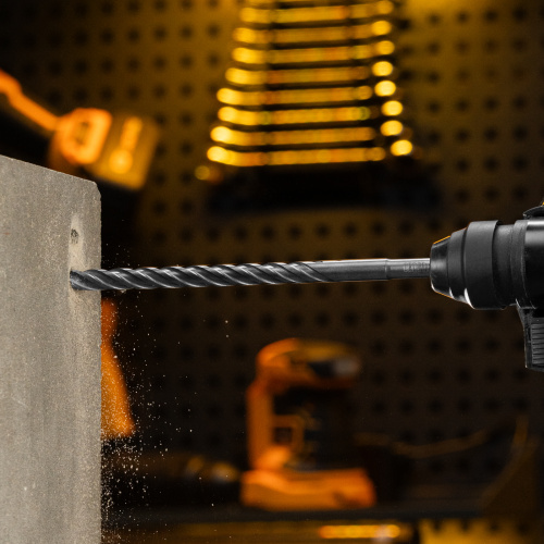 Бур по бетону, цельная крестовая пластина, 12x265 мм, SDS PLUS Denzel по ценам производителя в Краснодаре с доставкой по всей России