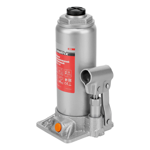 Домкрат гидравлический бутылочный, 8 т, h подъема 230-457 мм Matrix по ценам производителя в Краснодаре с доставкой по всей России