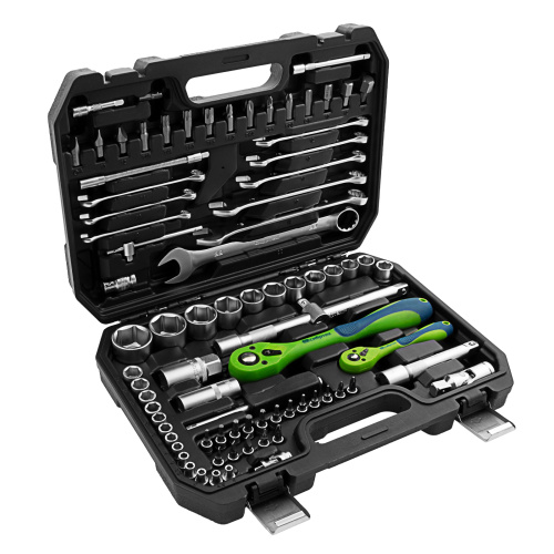 Набор инструментов 82 предмета, CrV, 1/2", 1/4" Сибртех по ценам производителя в Краснодаре с доставкой по всей России