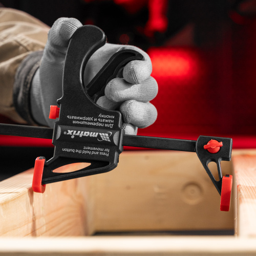 Струбцина универсальная, быстрозажимная, F-образная, 450 х 565 х 45 мм, пластиковый корпус Matrix по ценам производителя в Краснодаре с доставкой по всей России