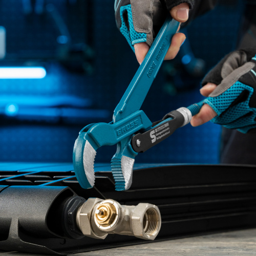 Ключ трубный рычажный 1, №1, цельнокованый, CrV, тип "S" Gross по ценам производителя в Краснодаре с доставкой по всей России