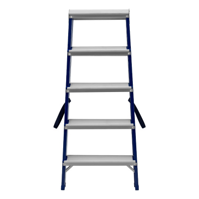 Стремянка двусторонняя 5 ступеней, стальная, Сибртех по ценам производителя в Краснодаре с доставкой по всей России