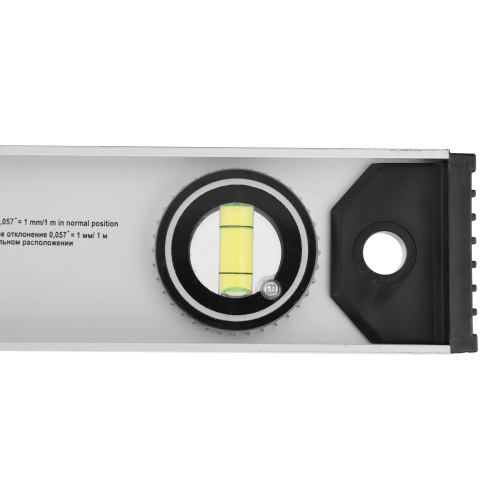 Уровень алюминиевый "Рельс", 1000 мм, 3 глазка (1 поворотный) Matrix по ценам производителя в Краснодаре с доставкой по всей России