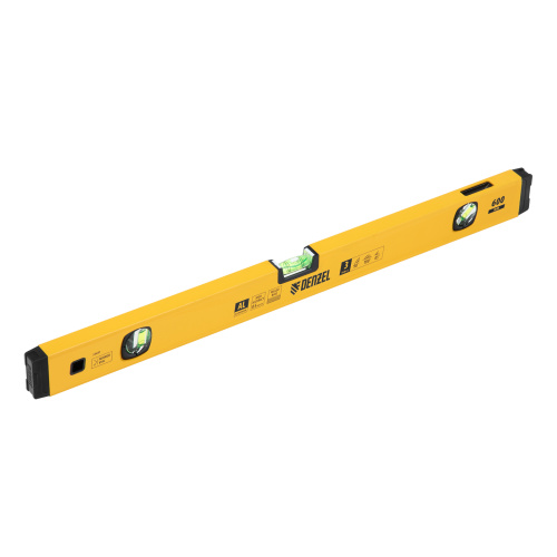 Уровень алюминиевый, магнит, фрезерованный, 3 глазка (1 зеркал.) 0,5 мм/м, 600 мм Denzel по ценам производителя в Краснодаре с доставкой по всей России