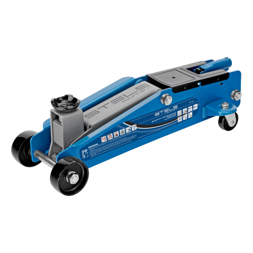 Домкрат гидравлический подкатной, высокий подъем, 3т, SUV, 190-535 мм Stels по ценам производителя в Краснодаре с доставкой по всей России