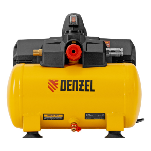 Компрессор  DLS750/6 безмасляный малошумный 750 Вт, 140 л/мин,ресивер 6 л Denzel по ценам производителя в Краснодаре с доставкой по всей России