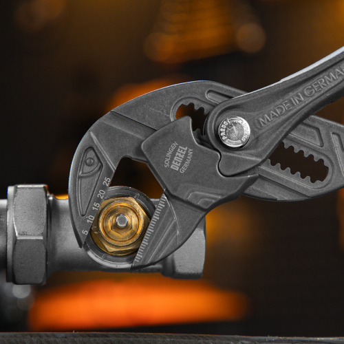 Клещи переставные, кнопочный механизм, обливные рукоятки, сантехнические, 250 мм Denzel по ценам производителя в Краснодаре с доставкой по всей России