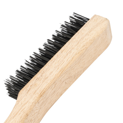 Щетка зачистная пятирядная, закаленная прямая проволока с деревянной ручкой Сибртех по ценам производителя в Краснодаре с доставкой по всей России