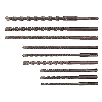 Набор буров по бетону, 6-8-10 х 160, 8-10-12 х 210, 10-12-14 х 260 мм, зубила 4 шт, SDS Plus Matrix по ценам производителя в Краснодаре с доставкой по всей России