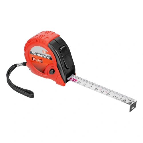 Рулетка Rubber,5 м х 19 мм,обрезиненный корпус Matrix по ценам производителя в Краснодаре с доставкой по всей России