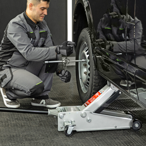 Домкрат гидравлический подкатной профессиональный, быстрый подъем, 3 т, 130-465 мм. Quick Matrix по ценам производителя в Краснодаре с доставкой по всей России