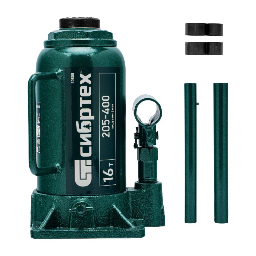 Домкрат гидравлический бутылочный, 16 т, 205-400 мм Сибртех по ценам производителя в Краснодаре с доставкой по всей России