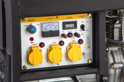 Генератор дизельный DD6300Е, 5.0 кВт, 220 В/50 Гц, 15 л, электростартер Denzel по ценам производителя в Краснодаре с доставкой по всей России