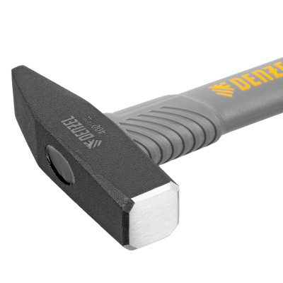 Молоток слесарный, 400 г, кованый, фибергласовая рукоятка c TPR покрытием Denzel по ценам производителя в Краснодаре с доставкой по всей России