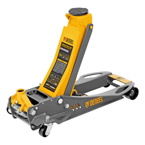 Домкрат гидравлический подкатной, 3,8 т, 110-580 мм, быстрый подъем, низкий подхват, проф. Denzel по ценам производителя в Краснодаре с доставкой по всей России
